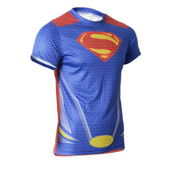 Maillot DISIDA Superman Tirantes Mangas Cortasceleste Y Rojo